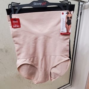 NWT Skinnygirl 2Pk Shaping Hi Waist Briefs;Szs S,M, L, Smoothers and Shapers;$30
